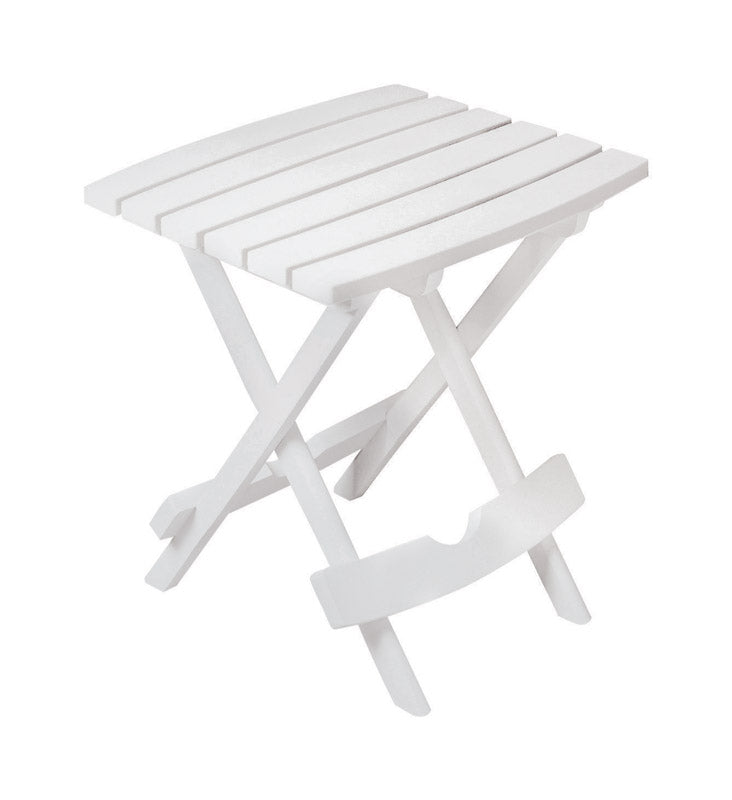QUIK FOLD SIDE TABLE WHT (Pack of 1)