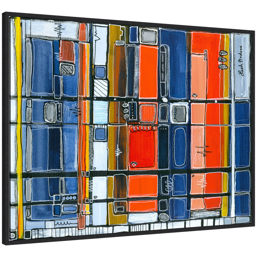 Sylvie Bart Horizontal Framed Canvas by Leah Nadeau