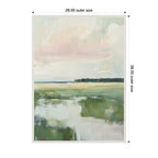 Sylvie Pastel Horizon I Framed Canvas by Amy Lighthall