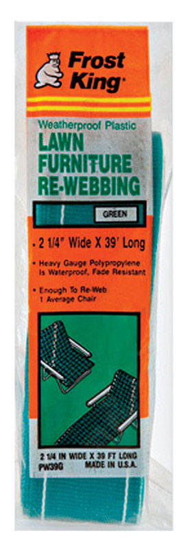 LAWN CHAIR WEBBING GREEN (Pack of 1)