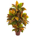 39 Croton Artificial Plant (Real Touch)