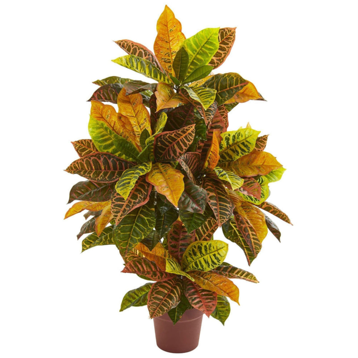 39 Croton Artificial Plant (Real Touch)