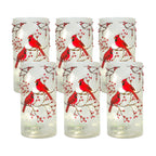 Cardinal Berry Candle Holder (Set of 6)