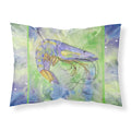'Caroline'S Treasures 8342Pillowcase Shrimp Moisture Wicking Fabric Standard Pillowcase, Large, Multicolor'