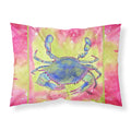 'Caroline'S Treasures 8343Pillowcase Crab Moisture Wicking Fabric Standard Pillowcase, Large, Multicolor'