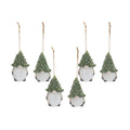 Gnome w/Tree Hat Ornament (Set of 6)