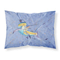 'Caroline'S Treasures 8350Pillowcase Blue Marlin Moisture Wicking Fabric Standard Pillowcase, Large, Multicolor'