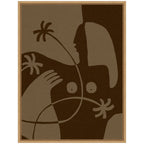 Sylvie The Land Story 6 Framed Canvas by Shatha Al Dafai