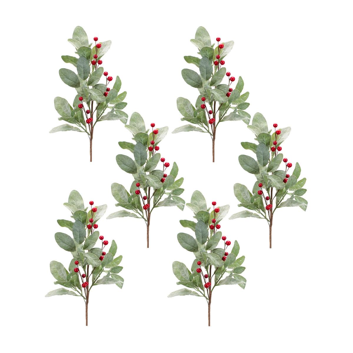 Mistletoe Spray w/Berries (Set of 6)
