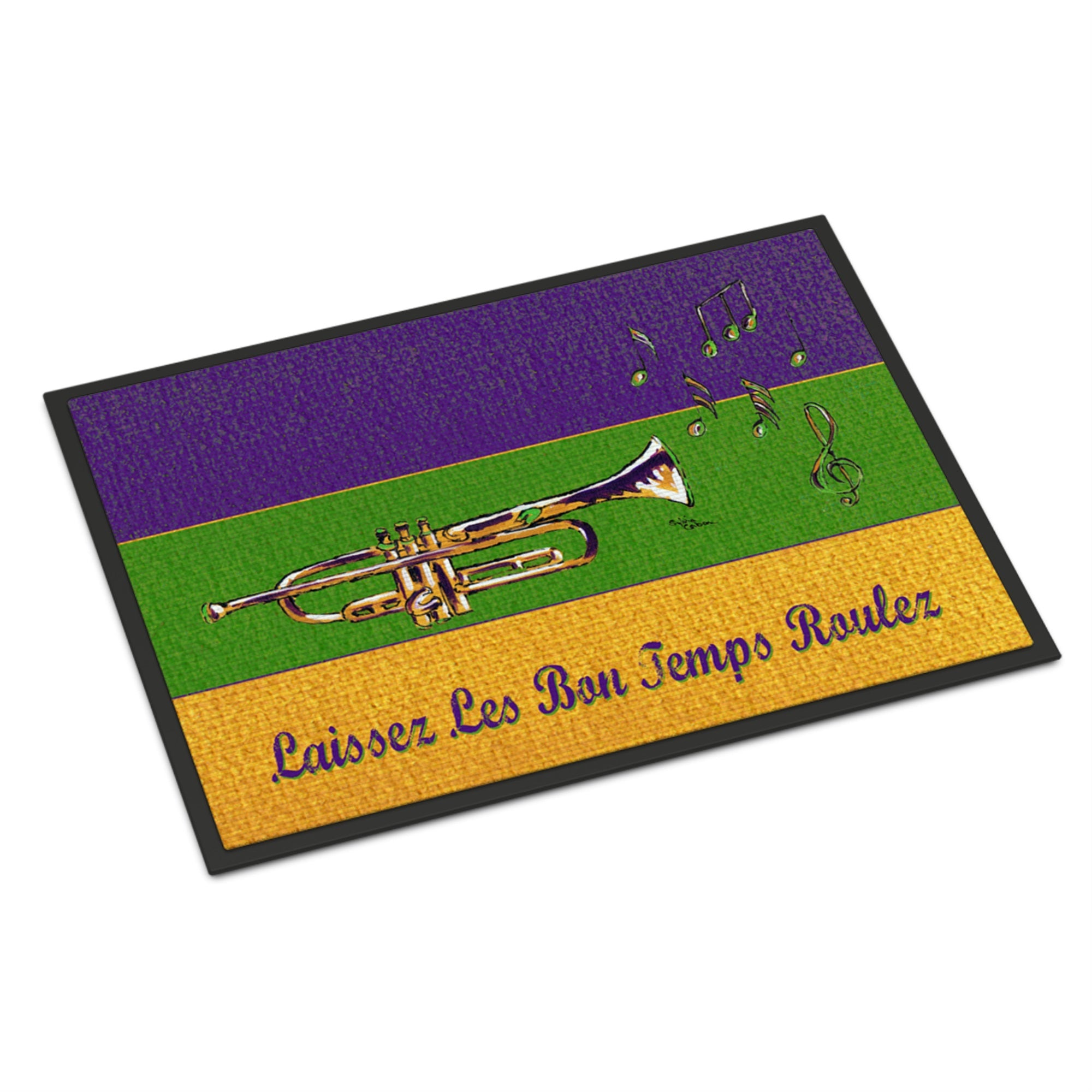 'Caroline'S Treasures 8382Mat Mardi Gras Indoor Or Outdoor Doormat, 18'' X 27'', Multicolor'