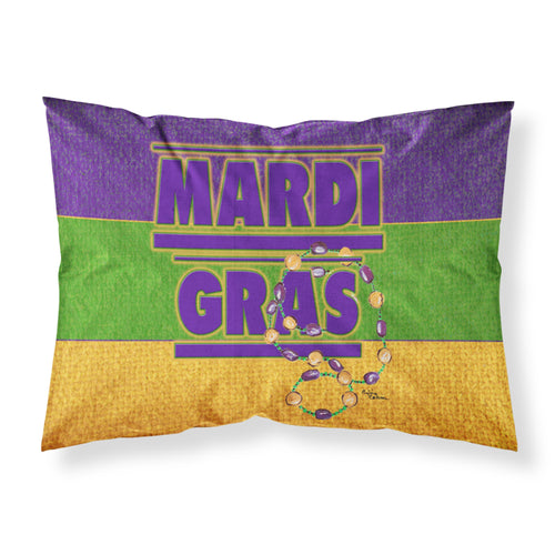 'Caroline'S Treasures 8388Pillowcase Mardi Gras Moisture Wicking Fabric Standard Pillowcase, Large, Multicolor'