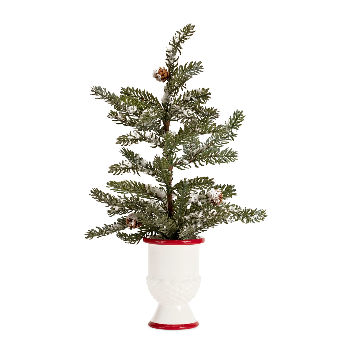 Potted Tree w/Snow (Set of 2)