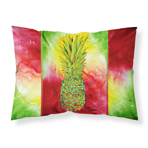 'Caroline'S Treasures 8395Pillowcase Pineapple Moisture Wicking Fabric Standard Pillowcase, Large, Multicolor'