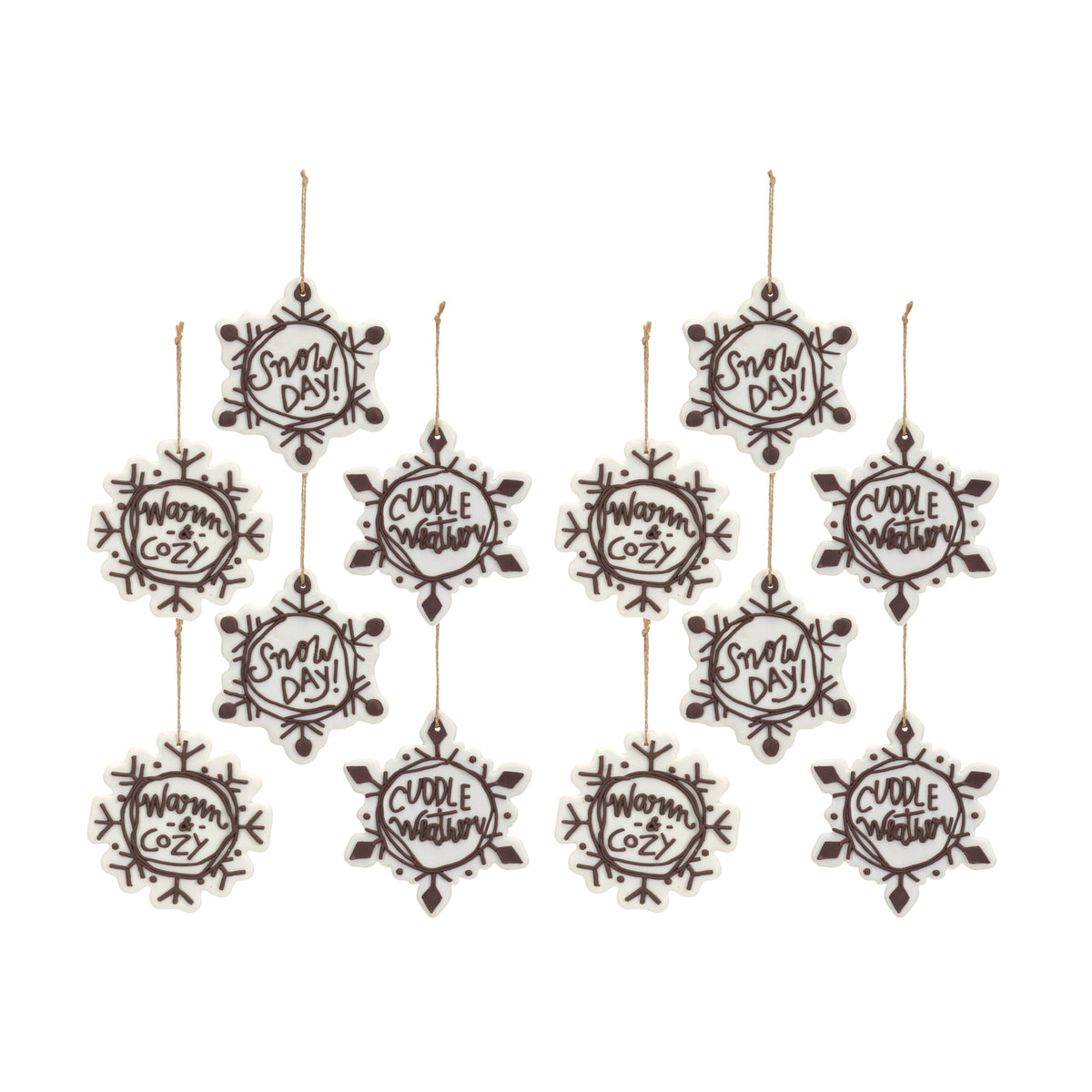 Snowflake Ornament (Set of 12)
