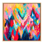 Sylvie EV Brushstroke 100 Framed Canvas by Jessi Raulet of Ettavee