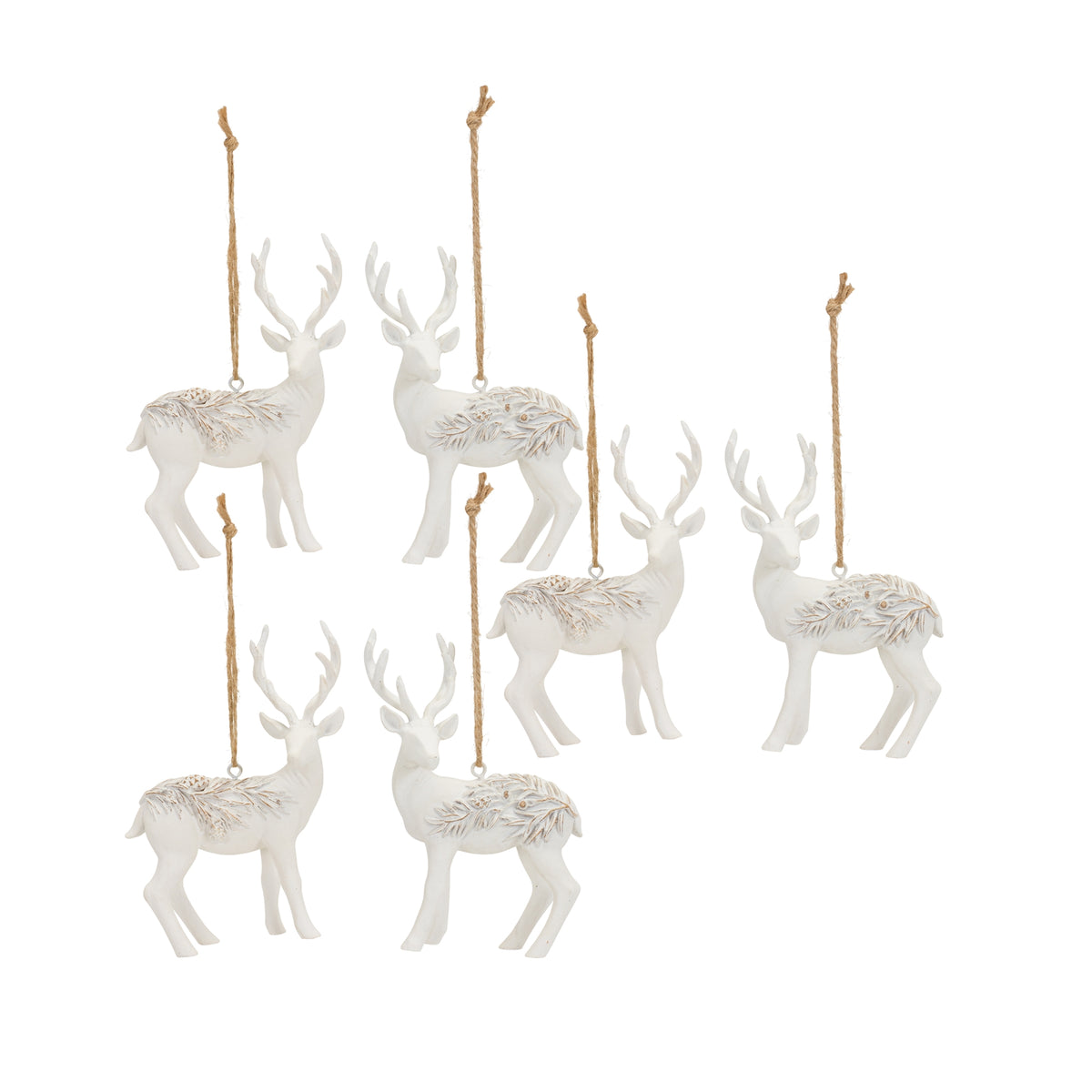 Deer Ornament (Set of 6)