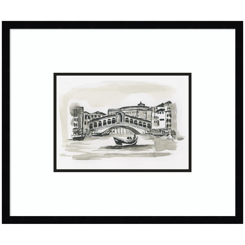 Postcard Venice by Teju Reval Framed Wall Art Print