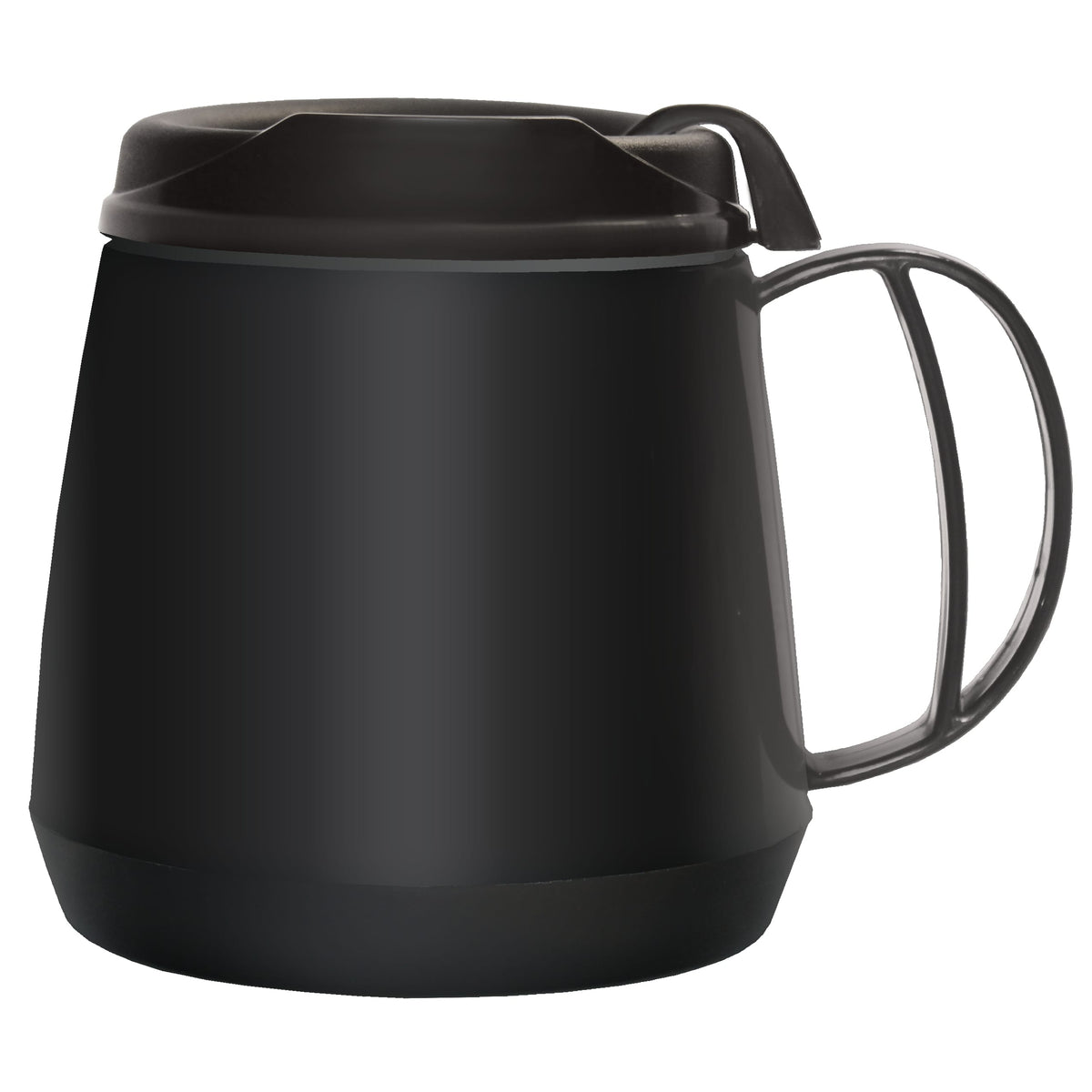 MUG  20oz  WIDE BODY  BLACK/BLACK
