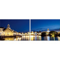 Baxton Studio Port Elizabeth Nightlife Mounted Photography Print Diptych