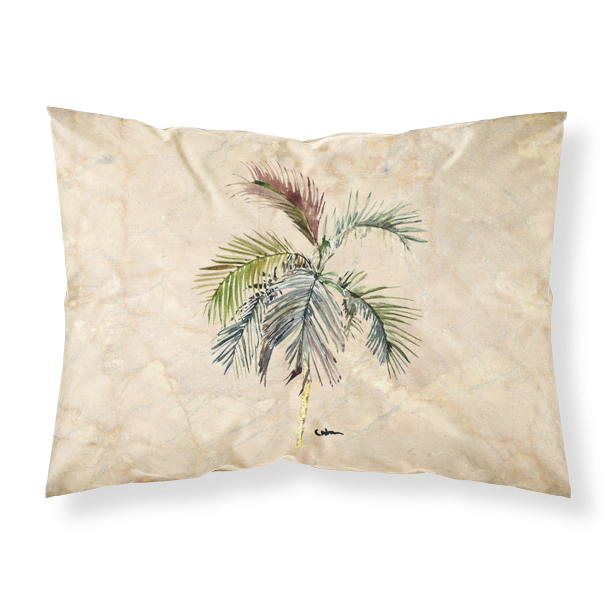 'Caroline'S Treasures 8483Pillowcase Palm Tree Moisture Wicking Fabric Standard Pillowcase, Large, Multicolor'