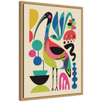 Ibis by Rachel Lee Framed Canvas Wall Art Print