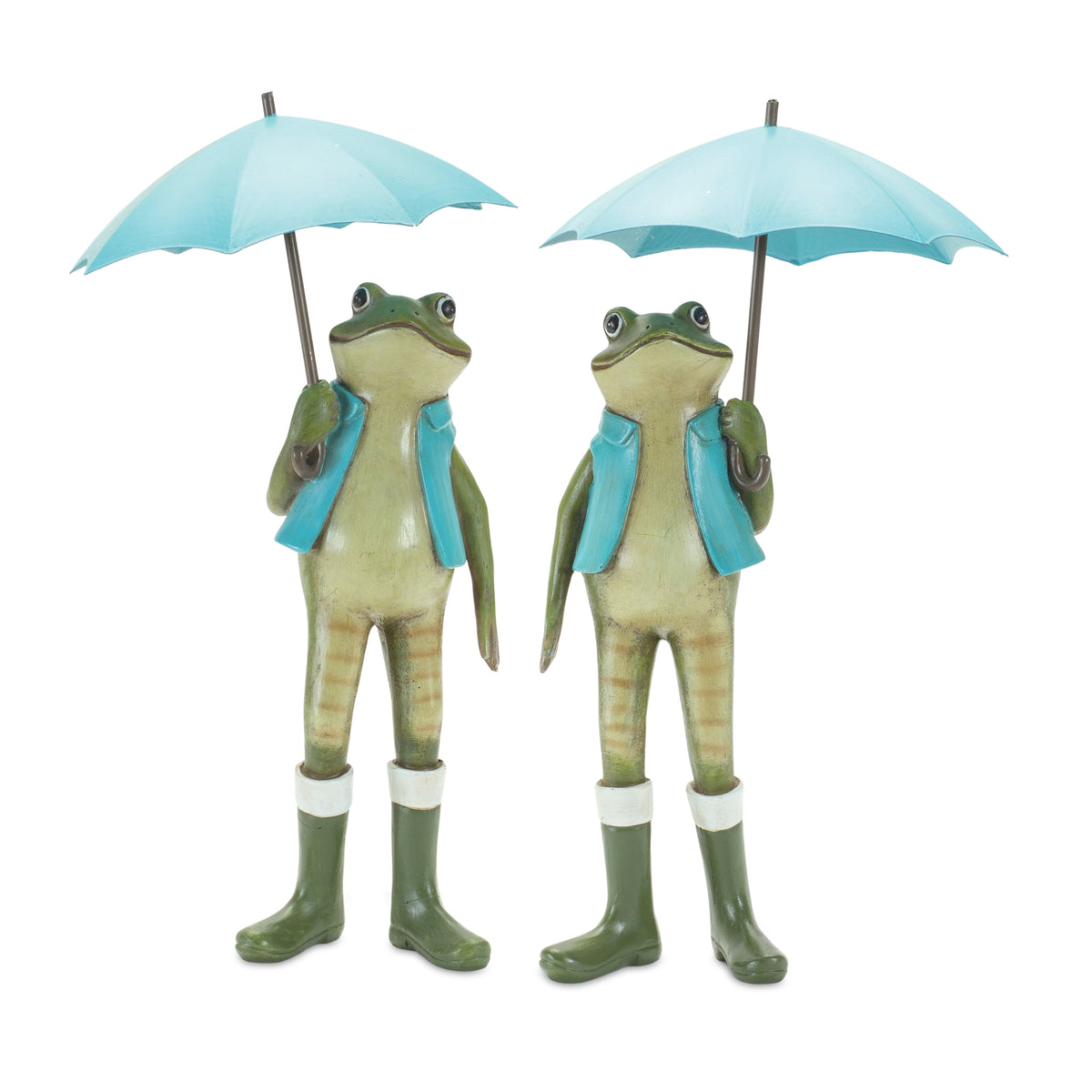 Frog w/Umbrella (Set of 2)
