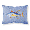 'Caroline'S Treasures 8535Pillowcase Tuna Fish Moisture Wicking Fabric Standard Pillowcase, Large, Multicolor'