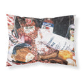 'Caroline'S Treasures 8536Pillowcase Red Beans And Rice Moisture Wicking Fabric Standard Pillowcase, Large, Multicolor'