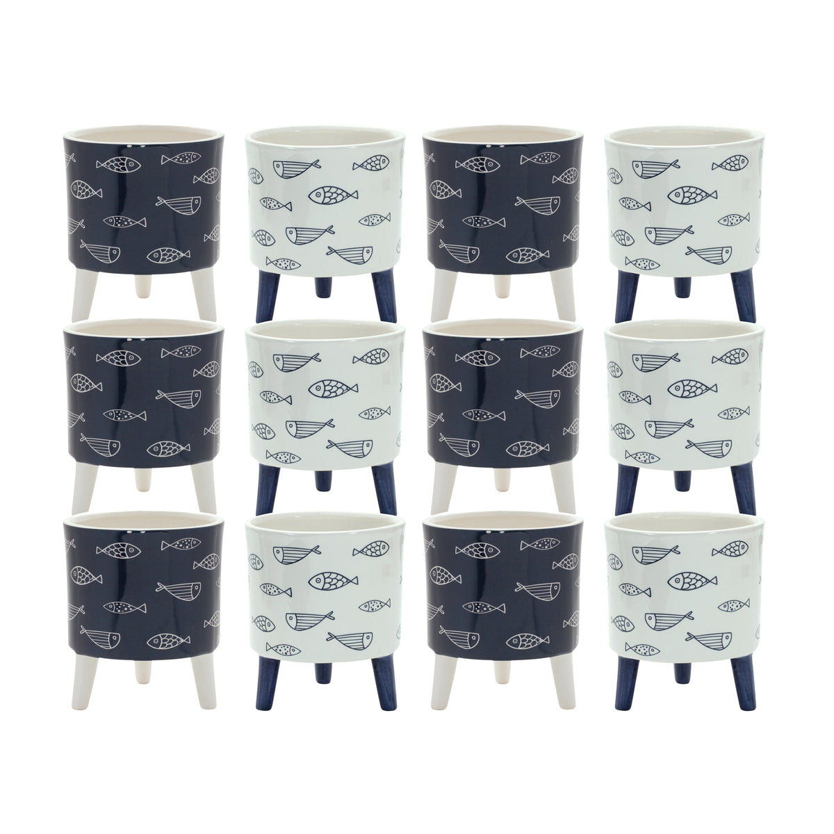 Decorative Pot w/Legs (Set of 12)
