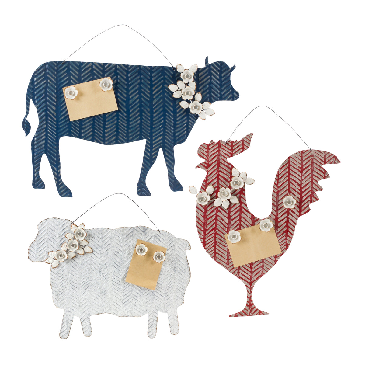 Farm Animal Memo Board (Set of 3)