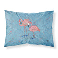 'Caroline'S Treasures 8566Pillowcase Flamingo Moisture Wicking Fabric Standard Pillowcase, Large, Multicolor'
