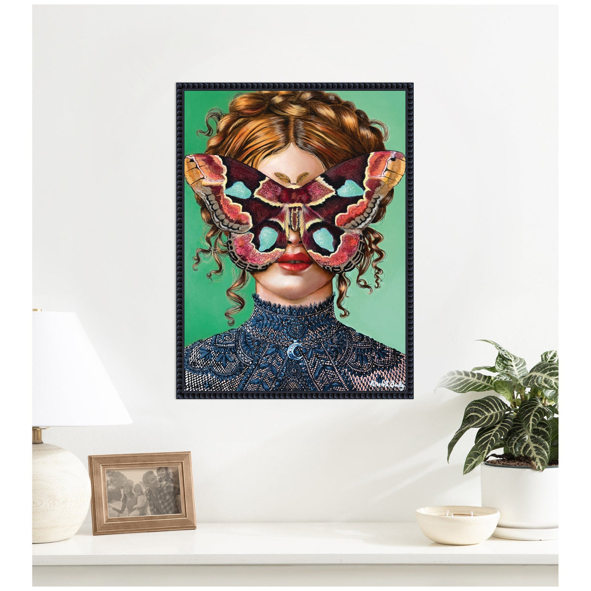 Forest Witch by Charlotte Brindley Framed Canvas Wall Art Print