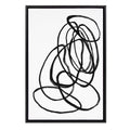 Sylvie Ring of Light 2 Framed Canvas by Nikki Chu