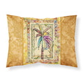 'Caroline'S Treasures 8614Pillowcase Palm Tree Moisture Wicking Fabric Standard Pillowcase, Large, Multicolor'