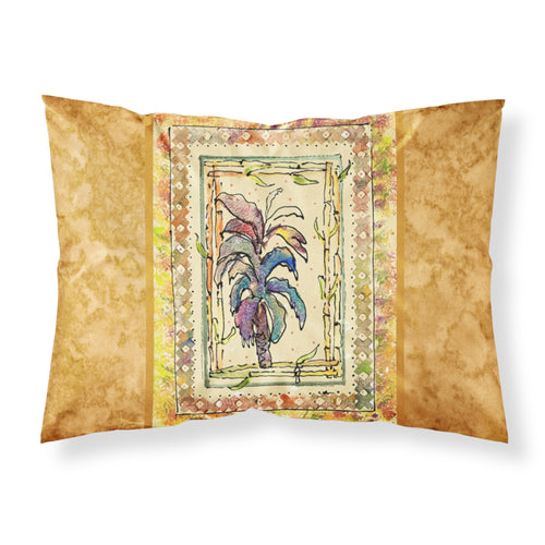 'Caroline'S Treasures 8615Pillowcase Palm Tree Moisture Wicking Fabric Standard Pillowcase, Large, Multicolor'