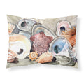 'Caroline'S Treasures 8619Pillowcase Sea Shells Moisture Wicking Fabric Standard Pillowcase, Large, Multicolor'