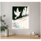Sylvie Beaded Peace Dove Framed Canvas by Teju Reval