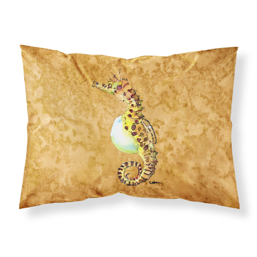'Caroline'S Treasures 8640Pillowcase Seahorse Moisture Wicking Fabric Standard Pillowcase, Large, Multicolor'