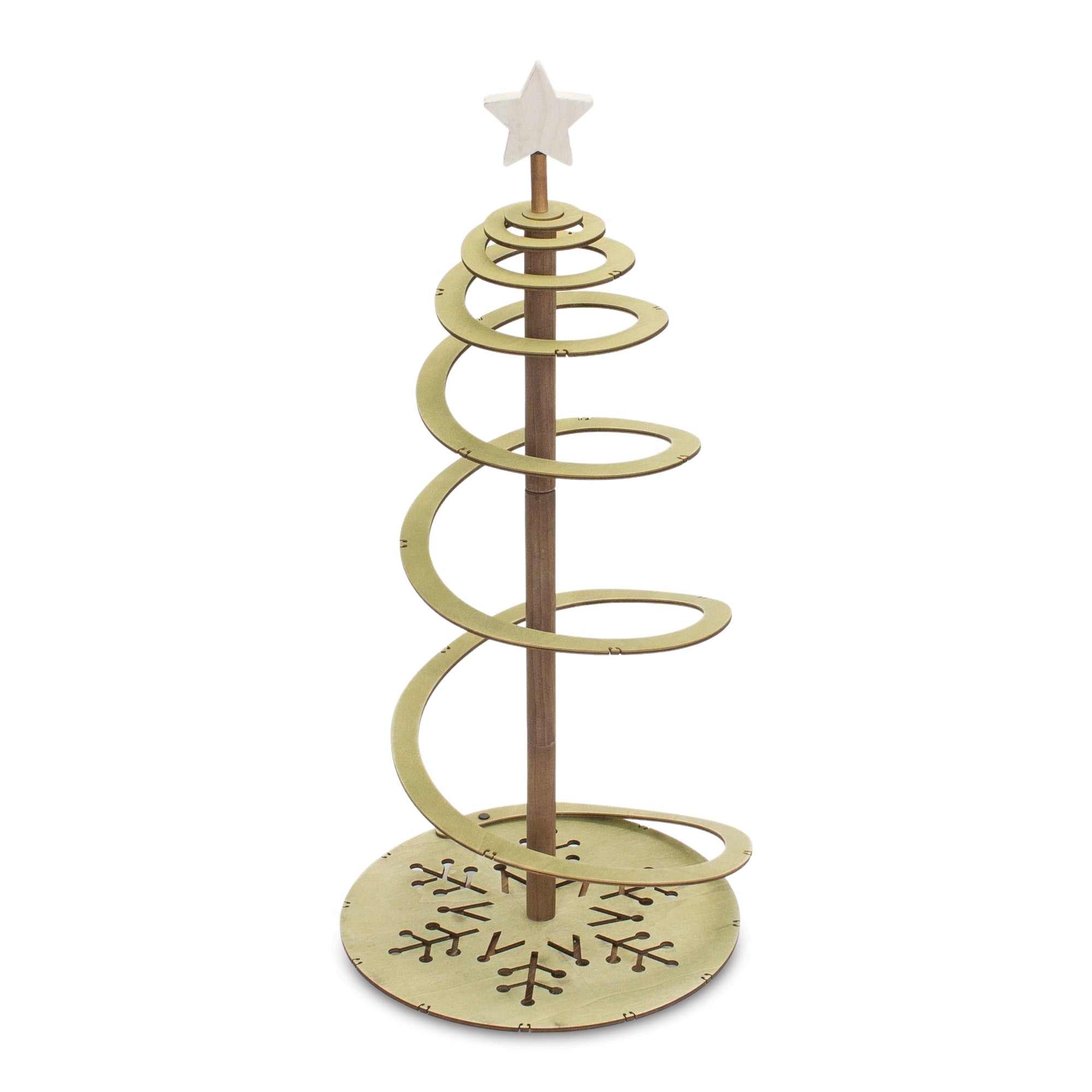 Melrose 28' Green Spiral Pine Tree Christmas Decoration