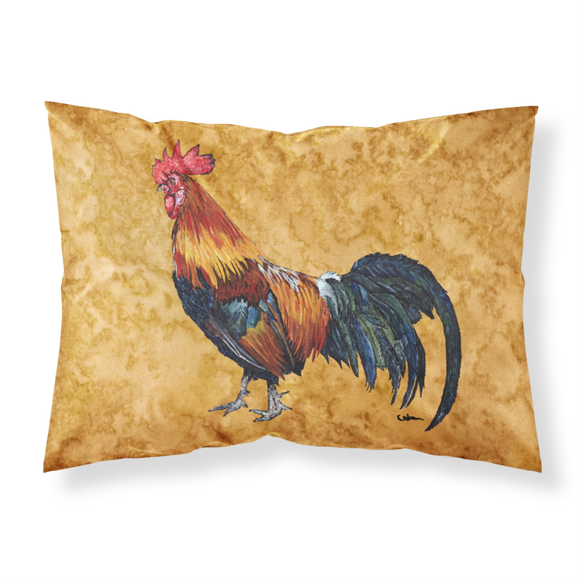 'Caroline'S Treasures 8651Pillowcase Rooster Moisture Wicking Fabric Standard Pillowcase, Large, Multicolor'