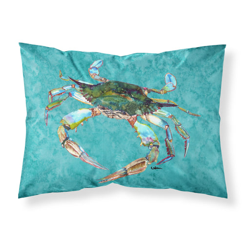 'Caroline'S Treasures 8657Pillowcase Crab Moisture Wicking Fabric Standard Pillowcase, Large, Multicolor'