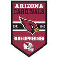 Arizona Cardinals Sign 11x17 Wood Chevron