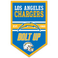 Los Angeles Chargers Sign 11x17 Wood Chevron