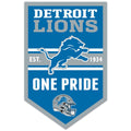 Detroit Lions Sign 11x17 Wood Chevron