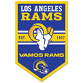 Los Angeles Rams Sign 11x17 Wood Chevron