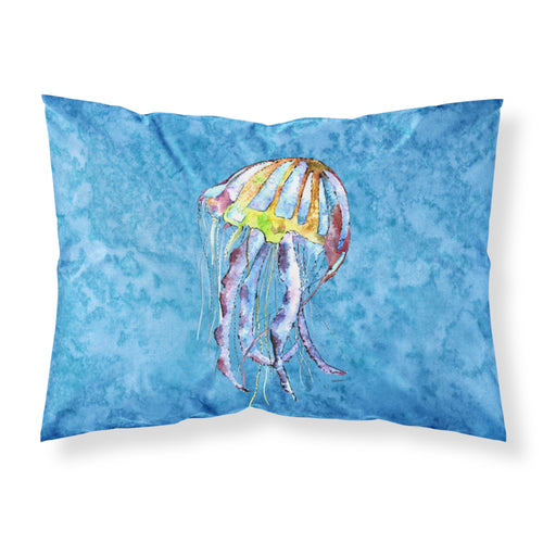 'Caroline'S Treasures 8682Pillowcase Jellyfish Moisture Wicking Fabric Standard Pillowcase, Large, Multicolor'