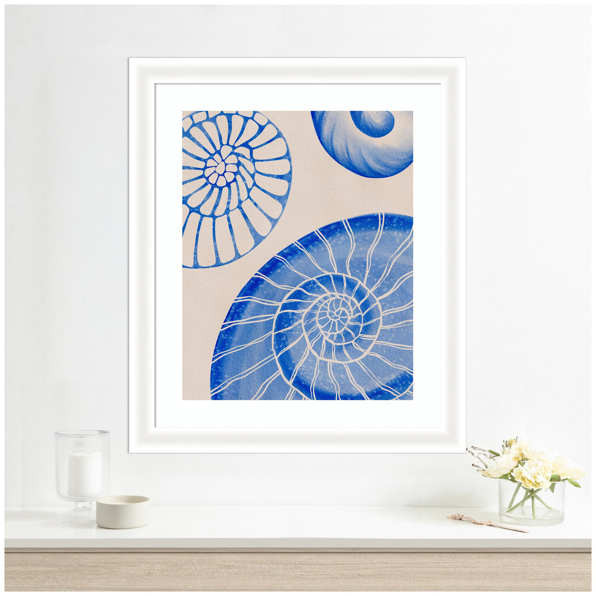 Framed Art Ocean charms l by Nikita Jariwala
