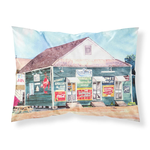 'Caroline'S Treasures 8704Pillowcase River Shack Fabric Standard Pillowcase, Large, Multicolor'