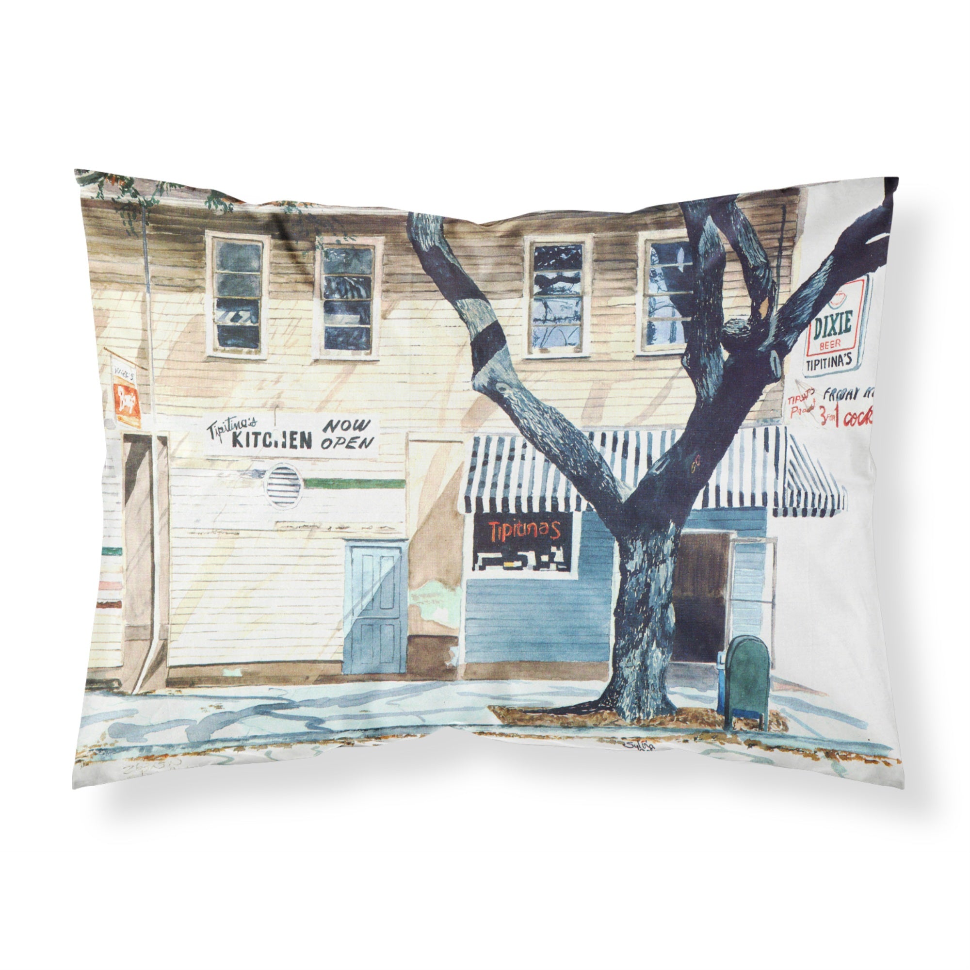 'Caroline'S Treasures 8705Pillowcase Tipitina'S Fabric Standard Pillowcase, Large, Multicolor'