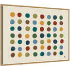 Meditation No. 3b by Kelly Knaga Framed Canvas Wall Art Print
